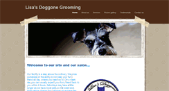 Desktop Screenshot of lisasdoggonegrooming.com